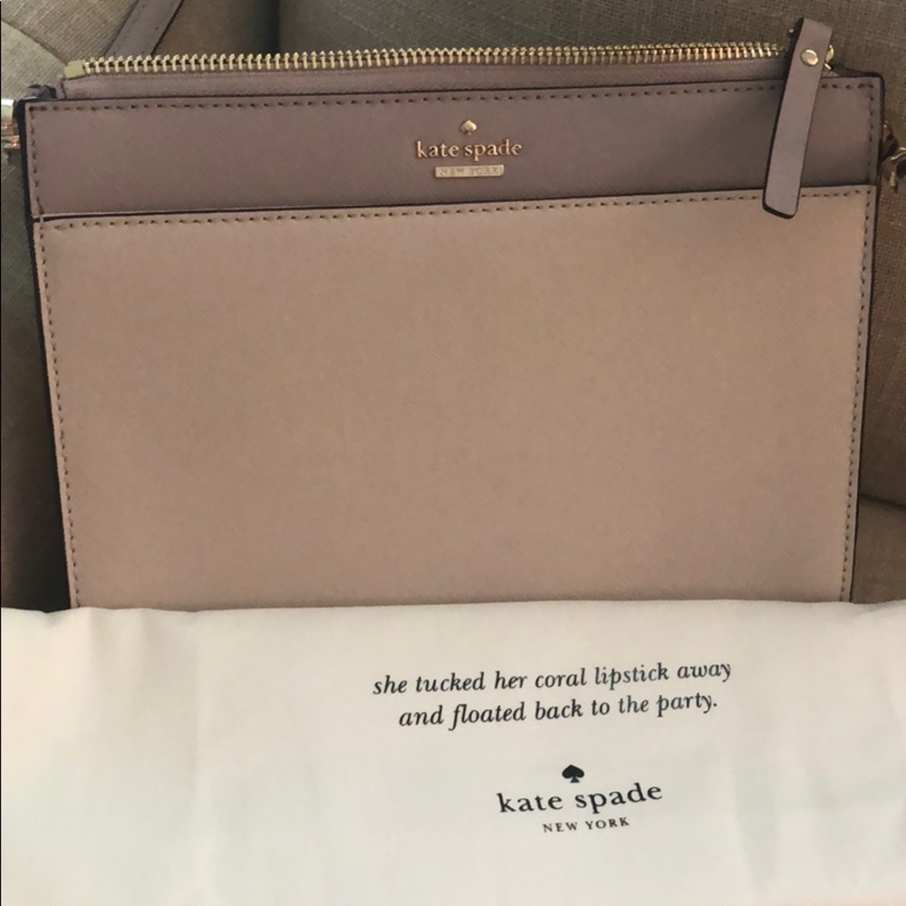 Kate Spade Clarise Saffiano Leather Crossbody